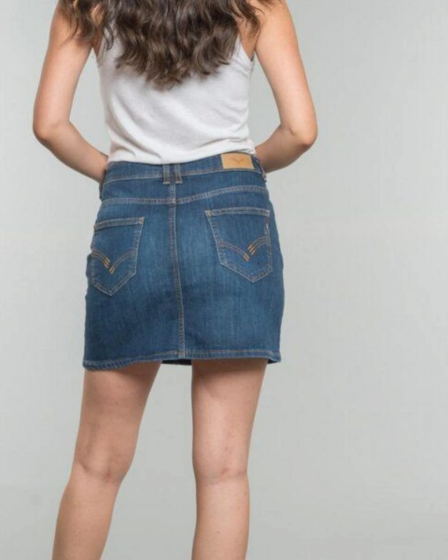 Feuervogl Jeansrock Svana A-Shape – Ansicht 2