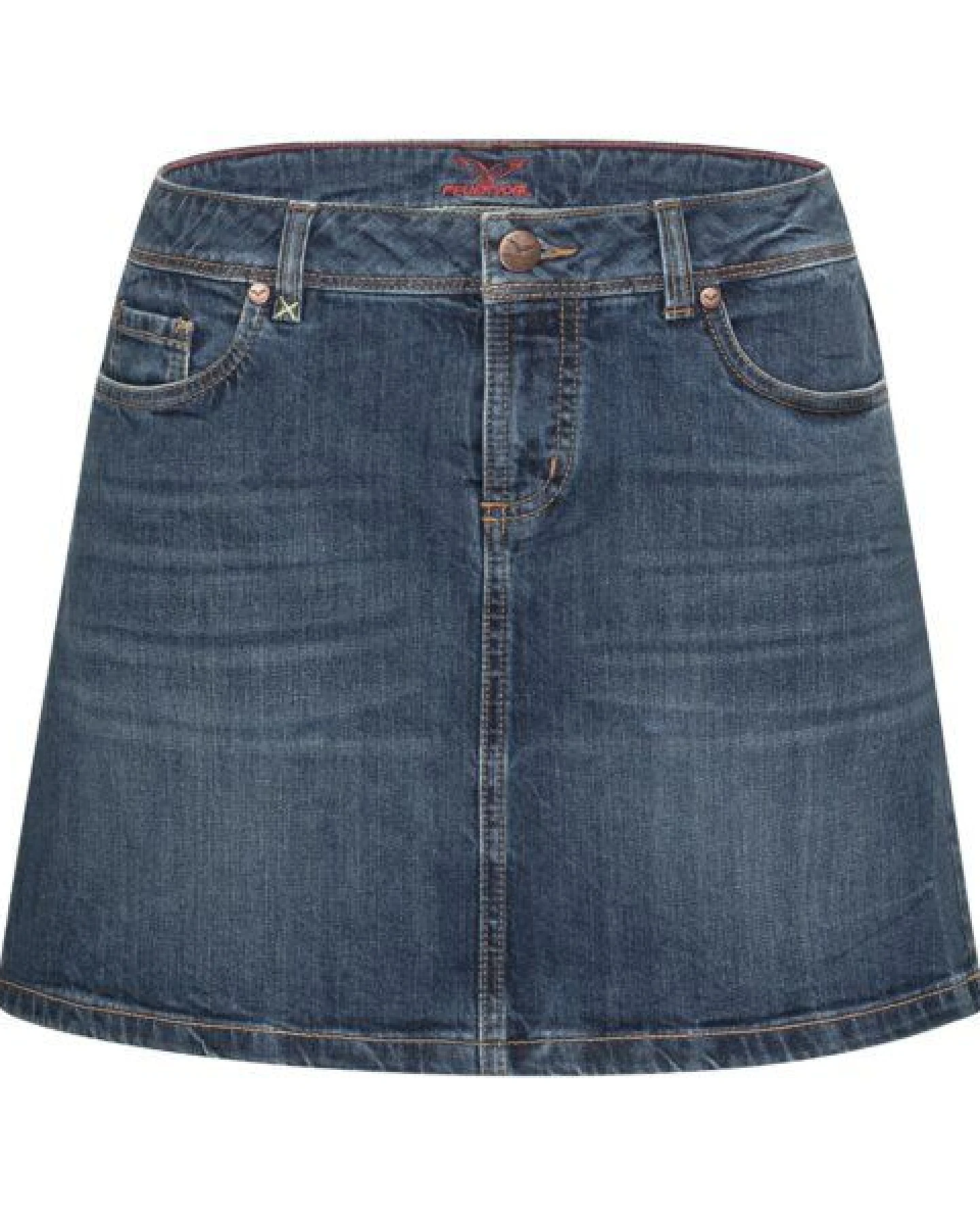 Feuervogl Jeansrock Svana A-Shape – Ansicht 4