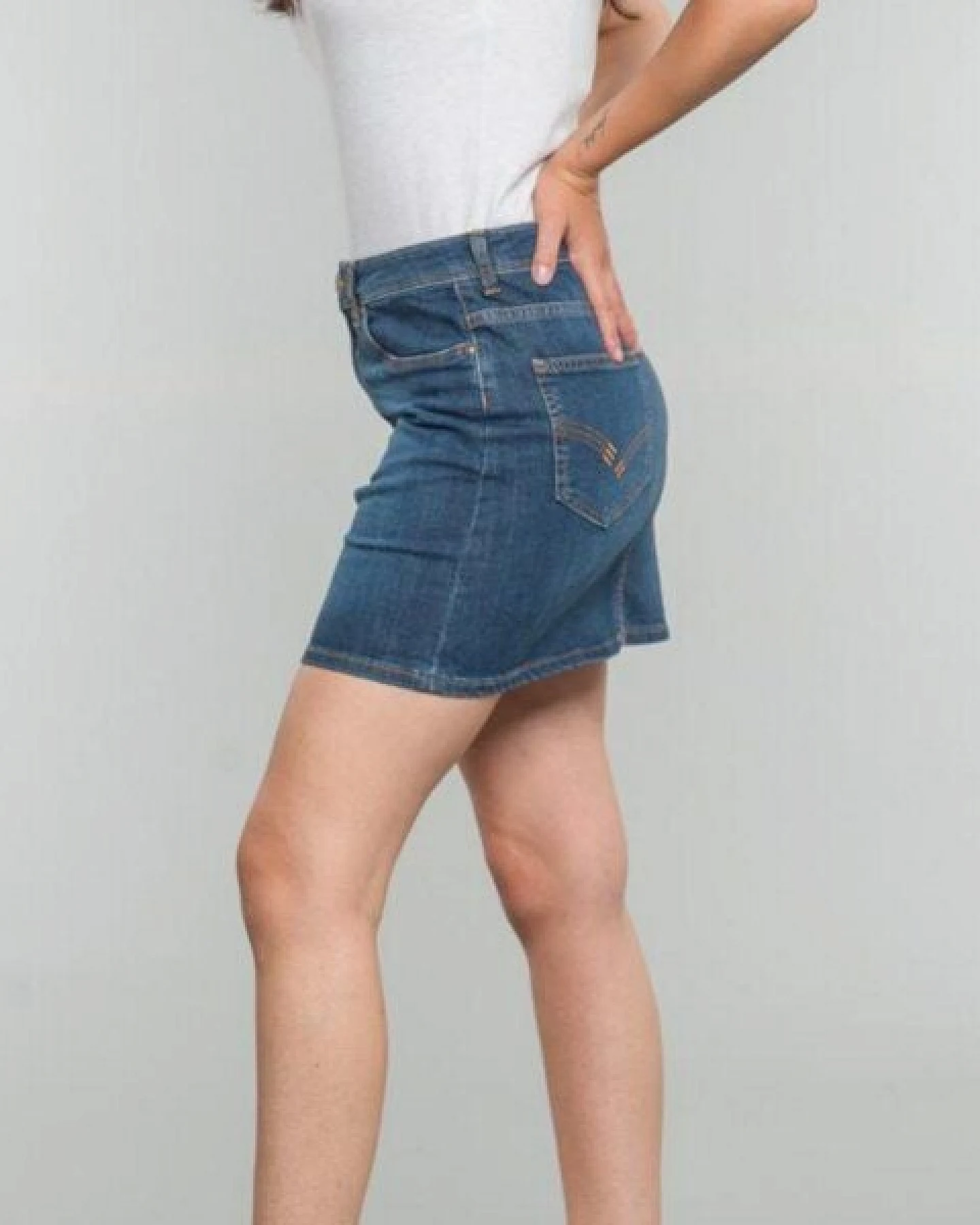 Feuervogl Jeansrock Svana A-Shape – Ansicht 3