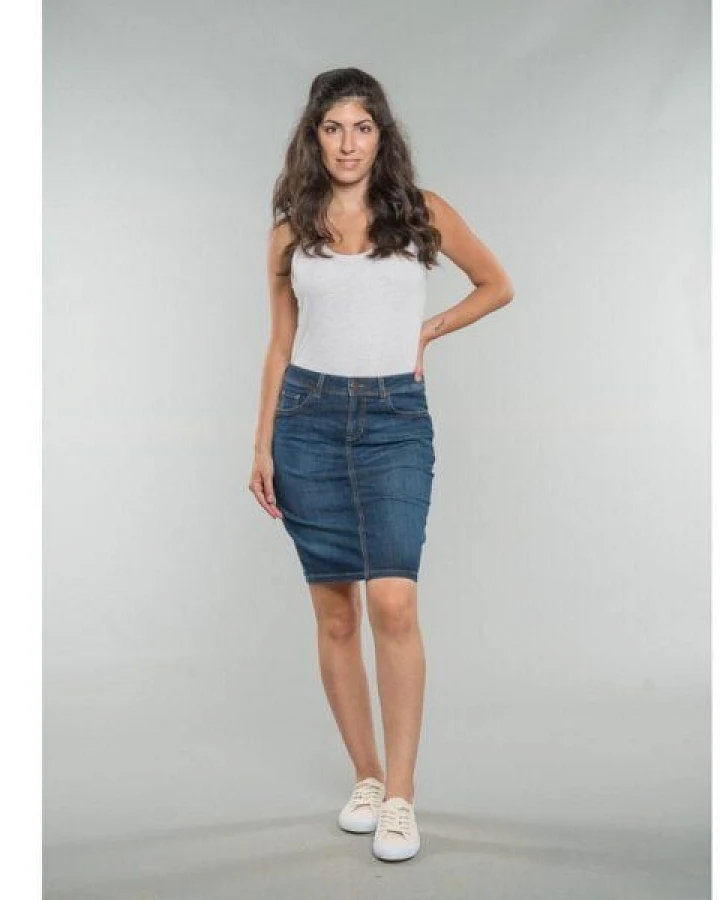 Feuervogl Jeansrock Svea Pencil-Skirt