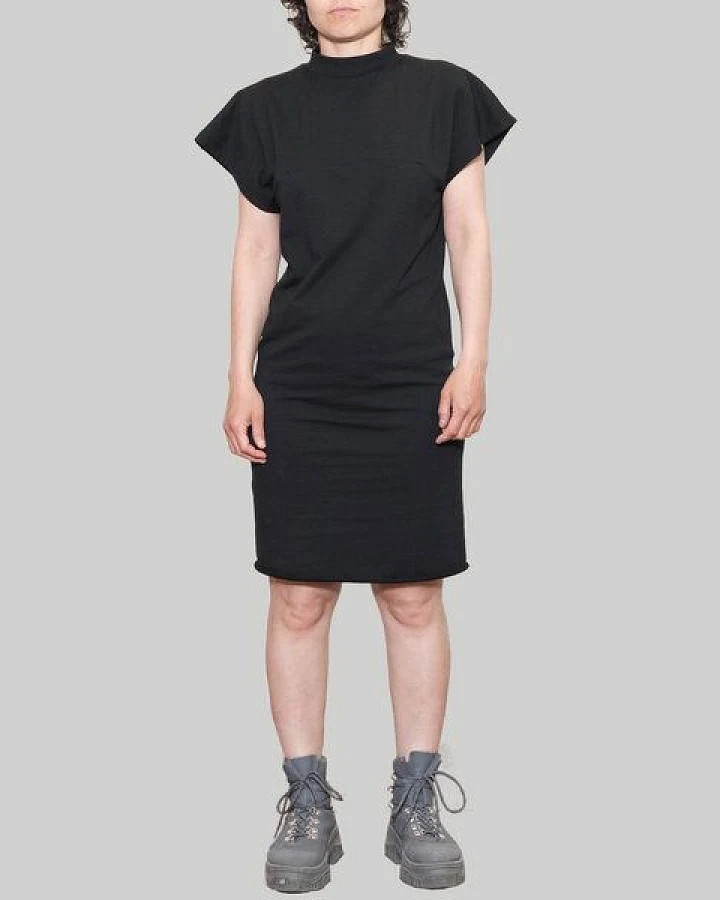 KOLO Berlin Kleid Papill Midi aus Bio-Baumwolle - schwarz - unisex