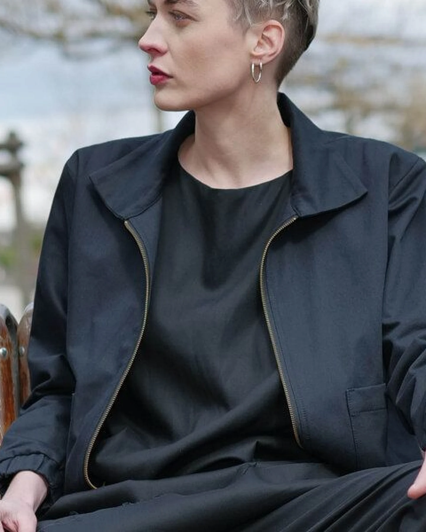 KOLO Berlin Jacket Las aus Bio-Baumwolle - schwarz - unisex – Ansicht 2