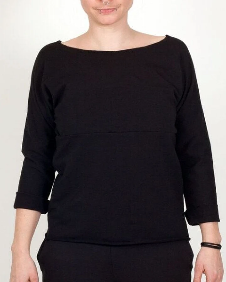 KOLO Berlin Longsleeve Run aus Bio-Baumwolle - schwarz - unisex