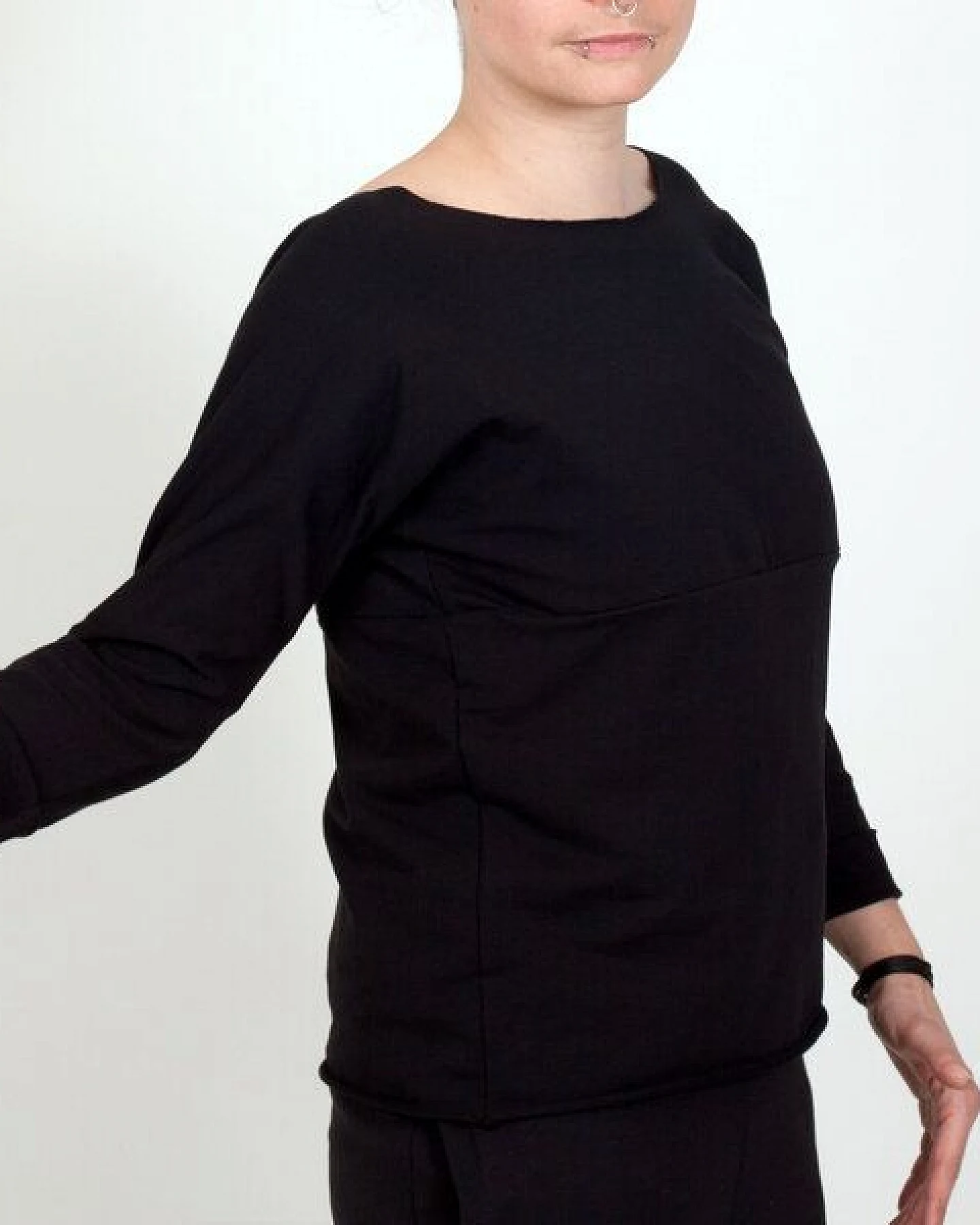 KOLO Berlin Longsleeve Run aus Bio-Baumwolle - schwarz - unisex – Ansicht 2
