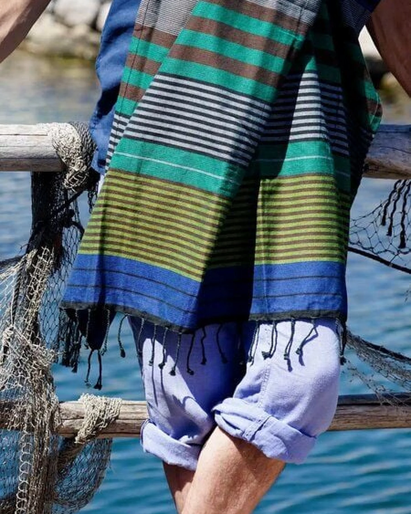Karawan authentic Fouta / Hammamtuch aus Biobaumwolle – Ansicht 3