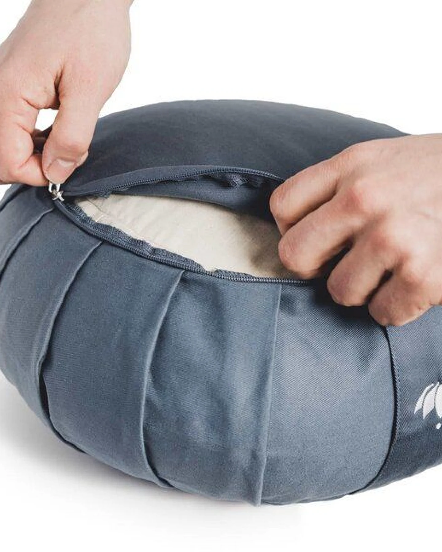 Lotuscrafts Zafu Kissen Kapok Delight - Sitzhöhe 15 cm - mit Kapokfüllung – Ansicht 2