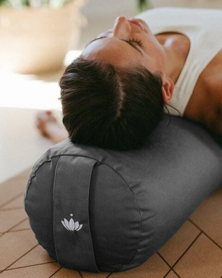 Lotuscrafts Yogarolle RESTORATIVE Ø24 cm - Yoga Bolste Rolle - GOTS zertifiziert