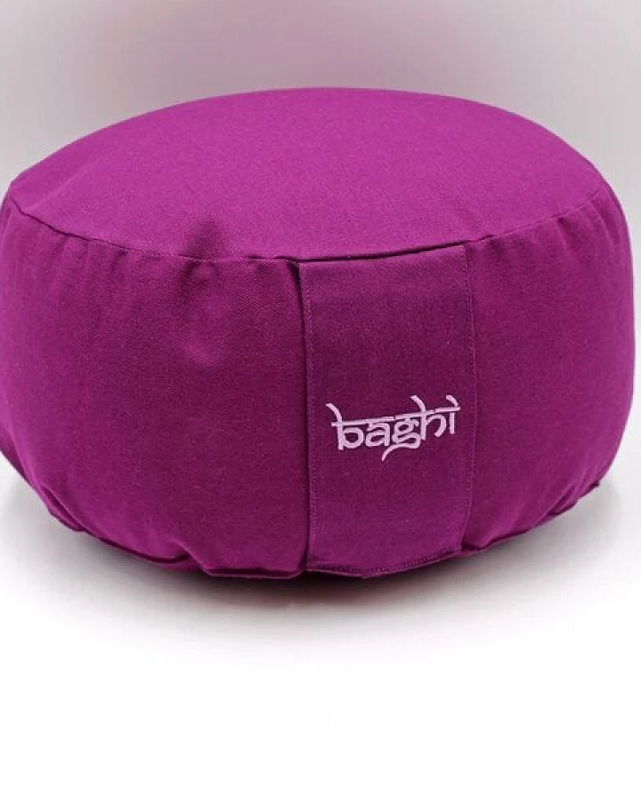 BAGHI rundes Meditationskissen basic 15cm hoch - GOTS zertifiziert