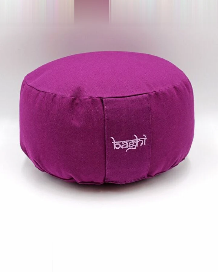 BAGHI rundes Meditationskissen basic 15cm hoch - GOTS zertifiziert