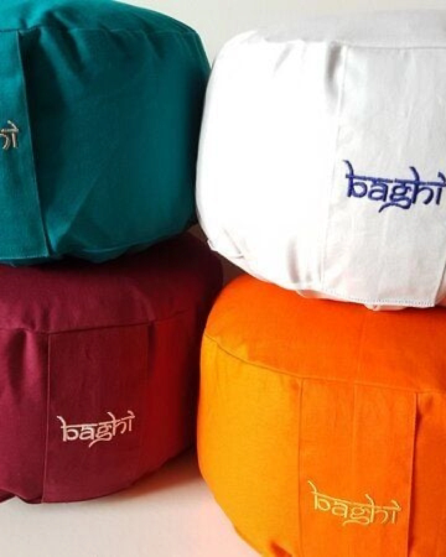 BAGHI rundes Meditationskissen basic 15cm hoch - GOTS zertifiziert – Ansicht 3