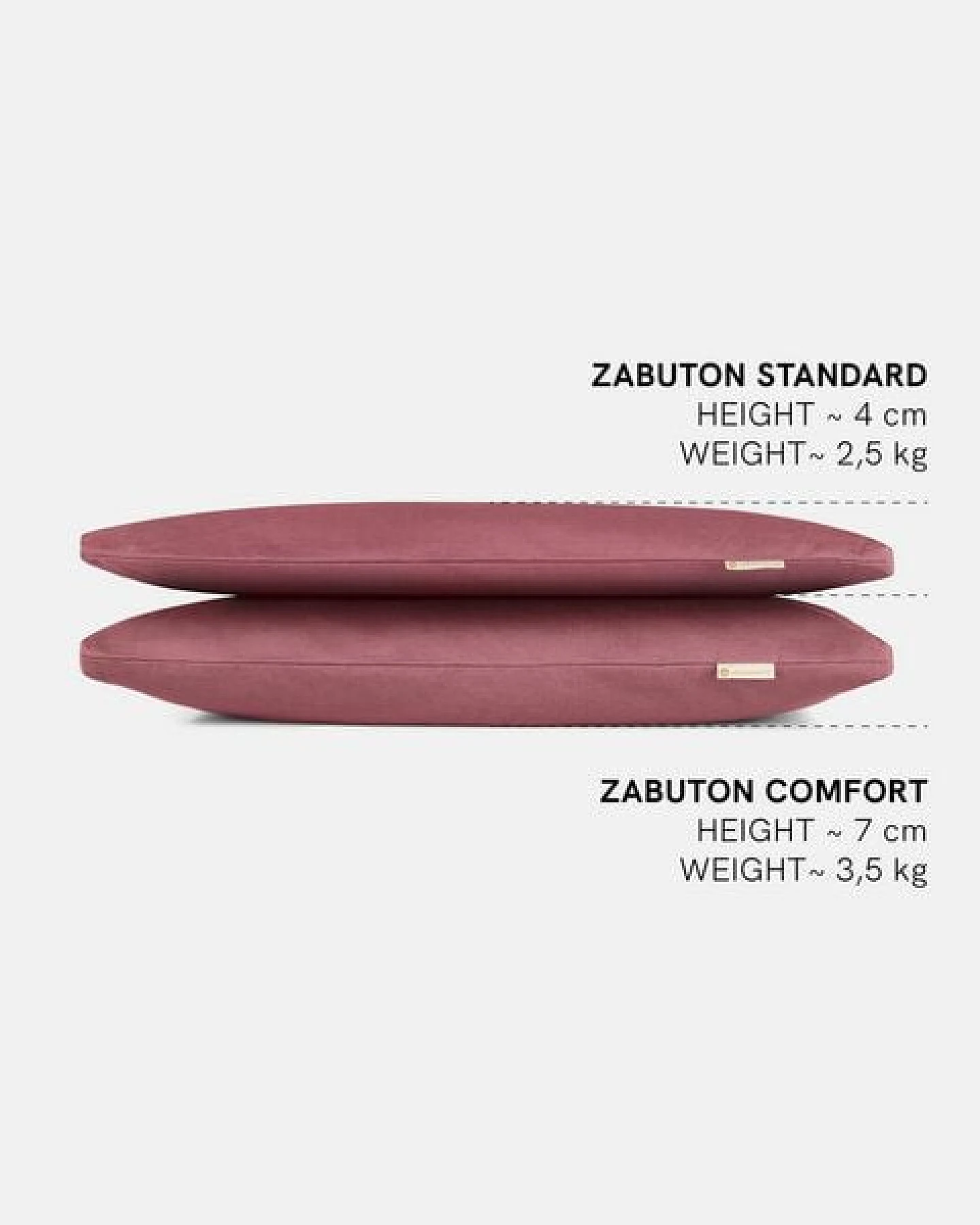 Lotuscrafts Meditationsmatte Zabuton Standard - GOTS Zertifiziert – Ansicht 4