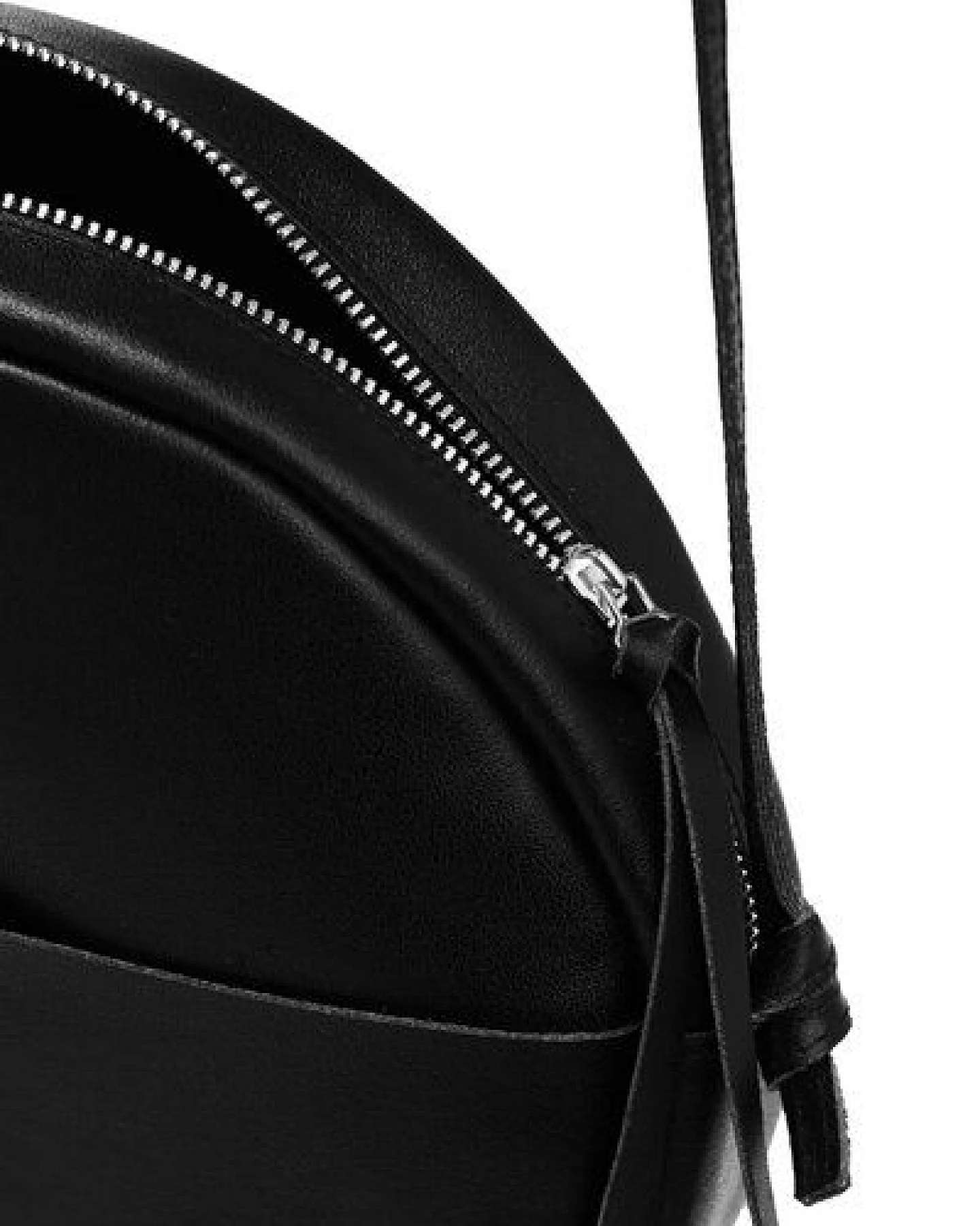 Runde Schultertasche RUT aus Leder von ElektroPulli – Ansicht 2