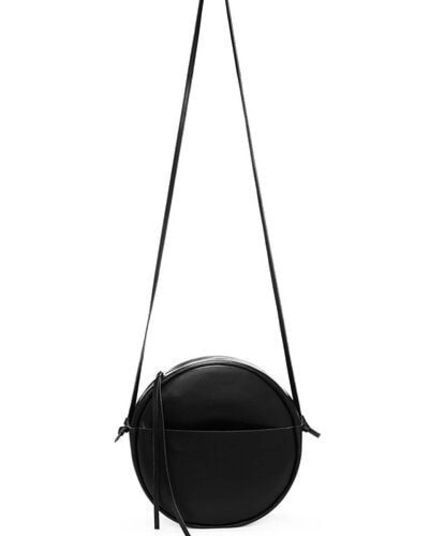 Runde Schultertasche RUT aus Leder von ElektroPulli – Ansicht 3
