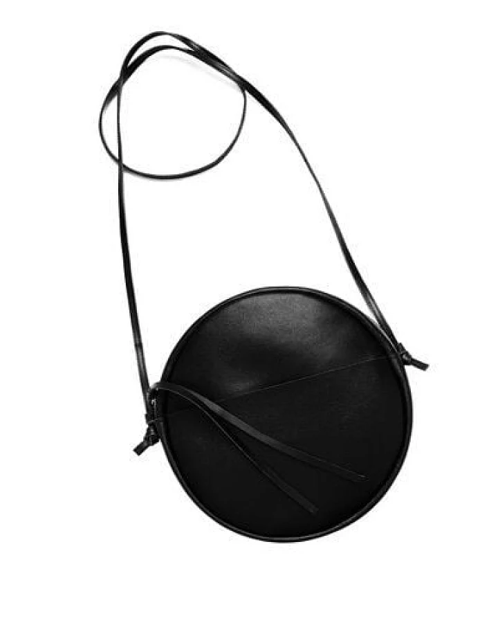 Runde Schultertasche RUT aus Leder von ElektroPulli