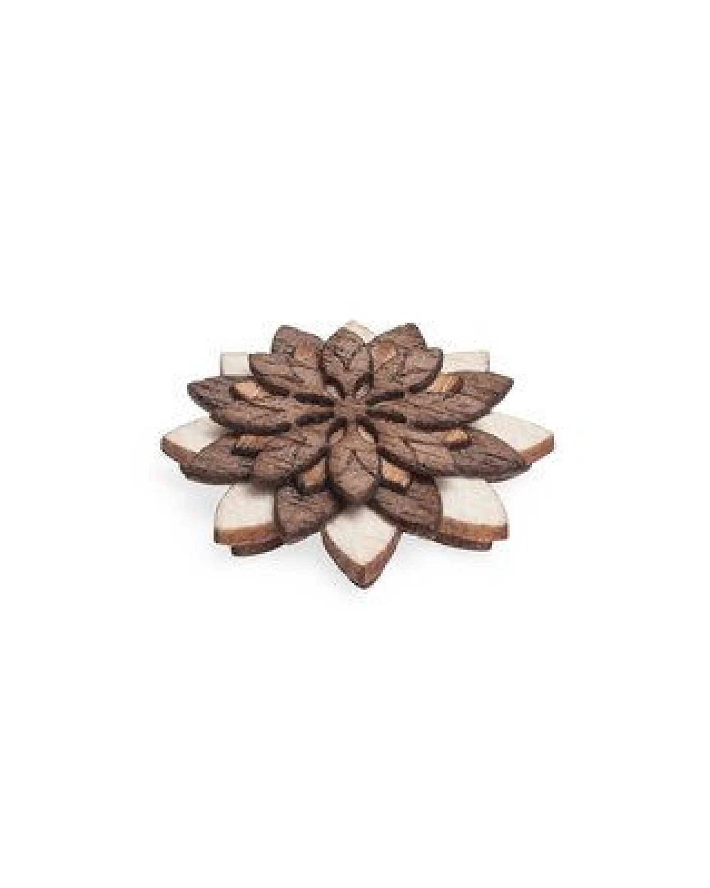 BeWooden Brosche aus Holz - "Illa" – Ansicht 2