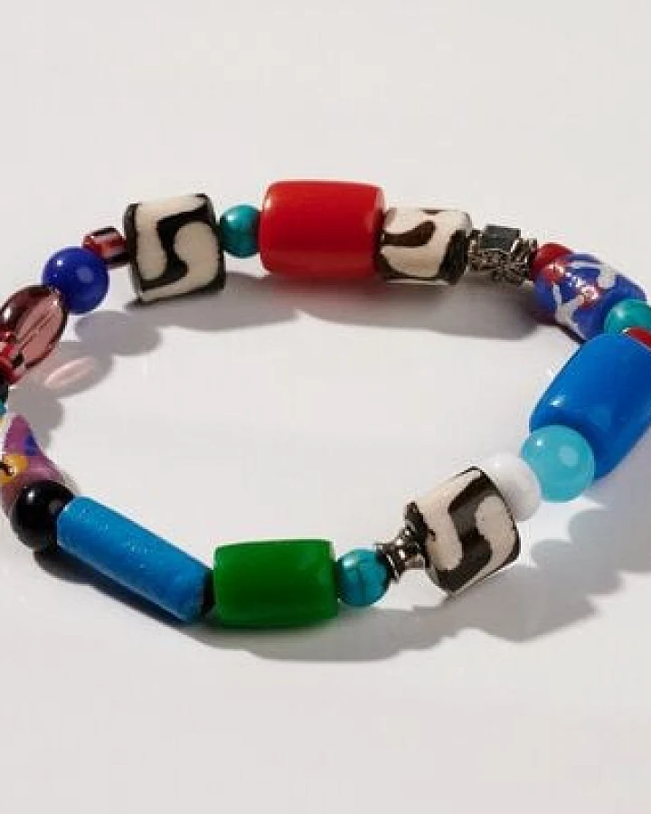 PEARLS OF AFRICA Armband aus afrikanischen Perlen „MAIDUGURI“