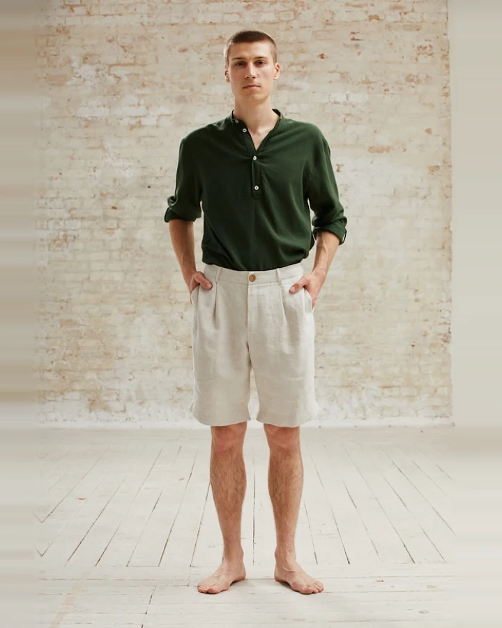 Jyoti Fair Works Herren vegan Shorts Heet Greige