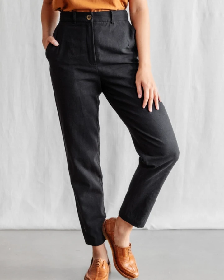 Jyoti - Fair Works Damen vegan Hose Suhrut Schwarz