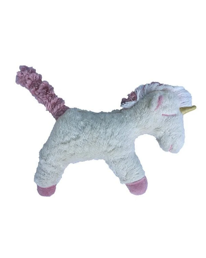 Pat und Patty Kuscheltier Greifling mit Rassel "Einhorn" , 100 % Baumwolle-kbA