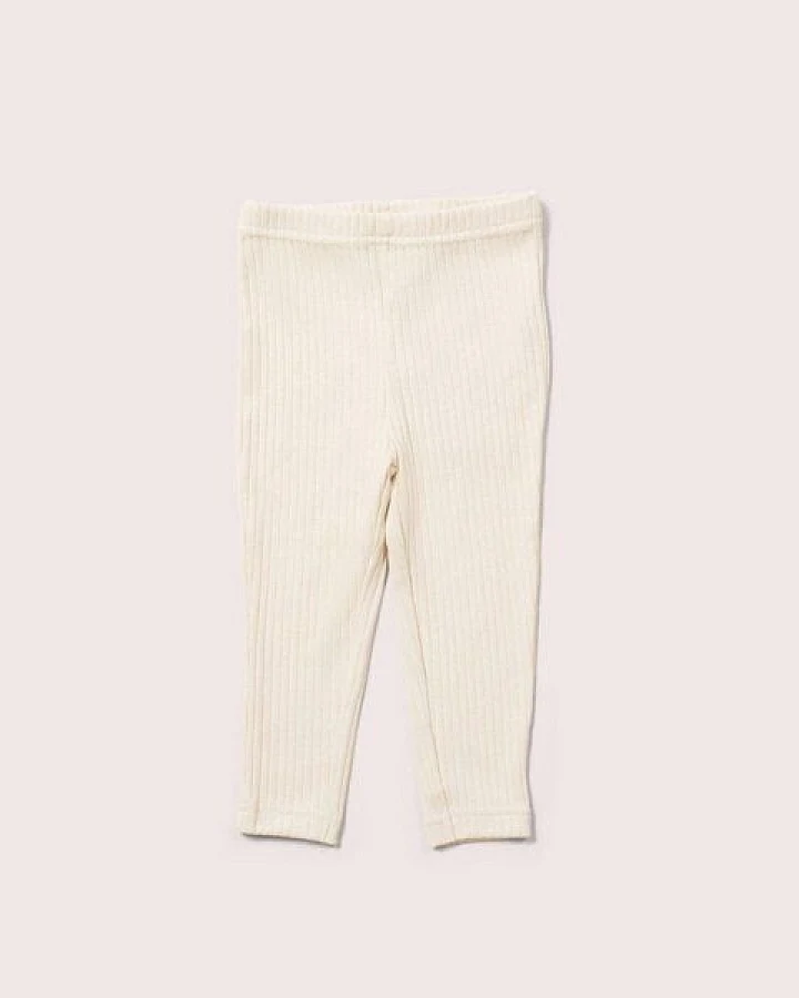 Little Green Radicals Gerippte Leggings aus Bio-Baumwolle