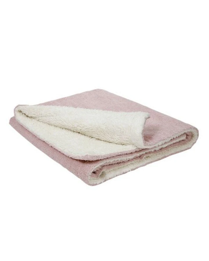 Efie Babydecke weiß/rosa (KbA)