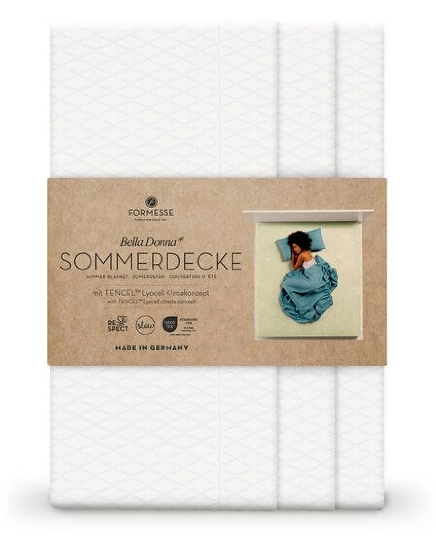 formesse Bella Donna Sommerdecke, kühlt in heißen Sommernächten tolle Farben und 2 Größen – Ansicht 3