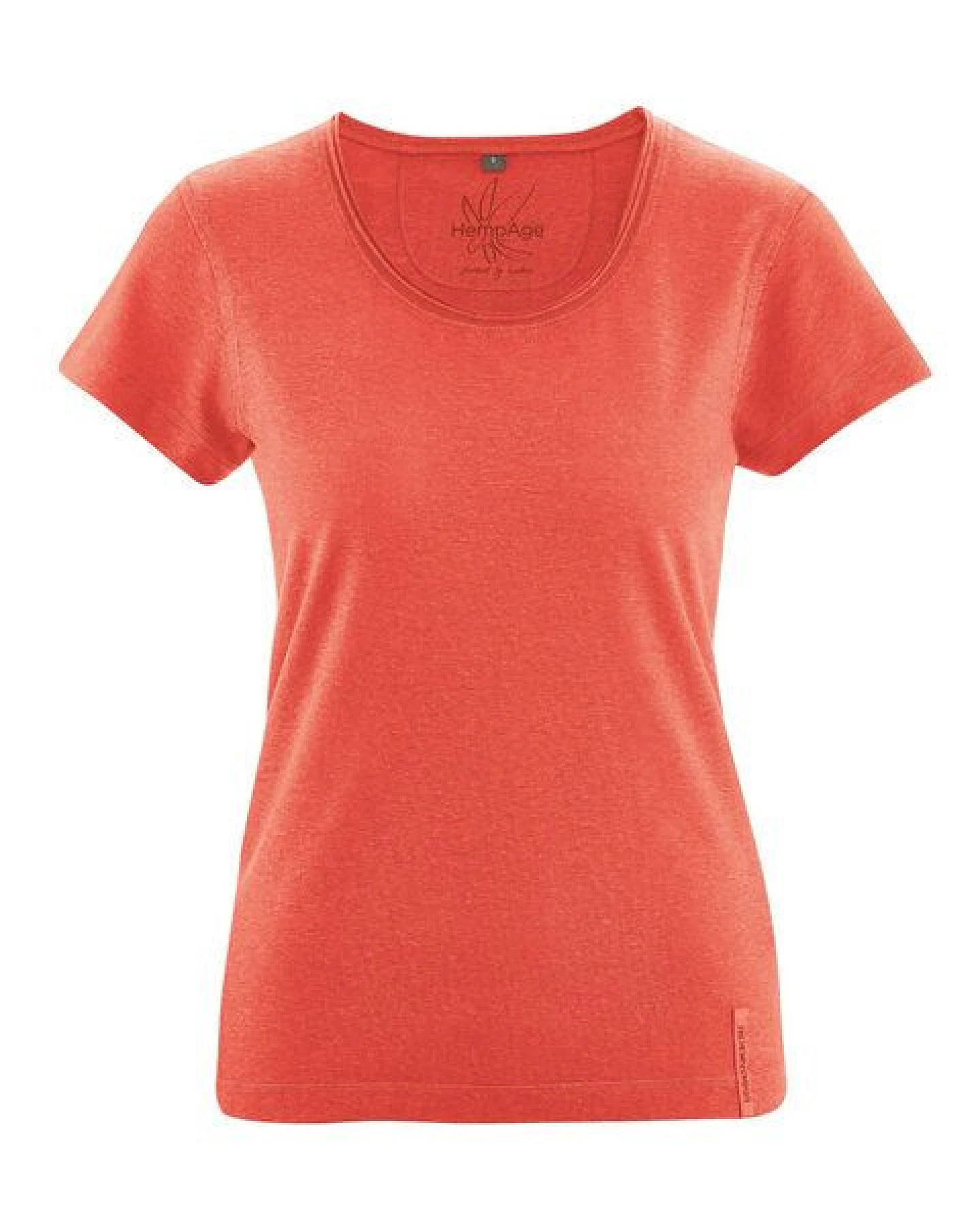 HempAge Damen T-Shirt mit Rollsaum Hanf/Bio-Baumwolle – Ansicht 3