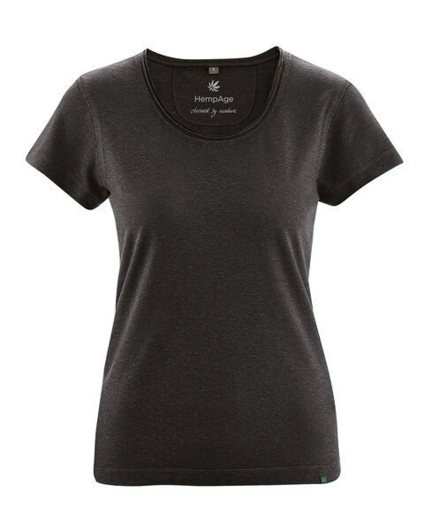 HempAge Damen T-Shirt mit Rollsaum Hanf/Bio-Baumwolle – Ansicht 3