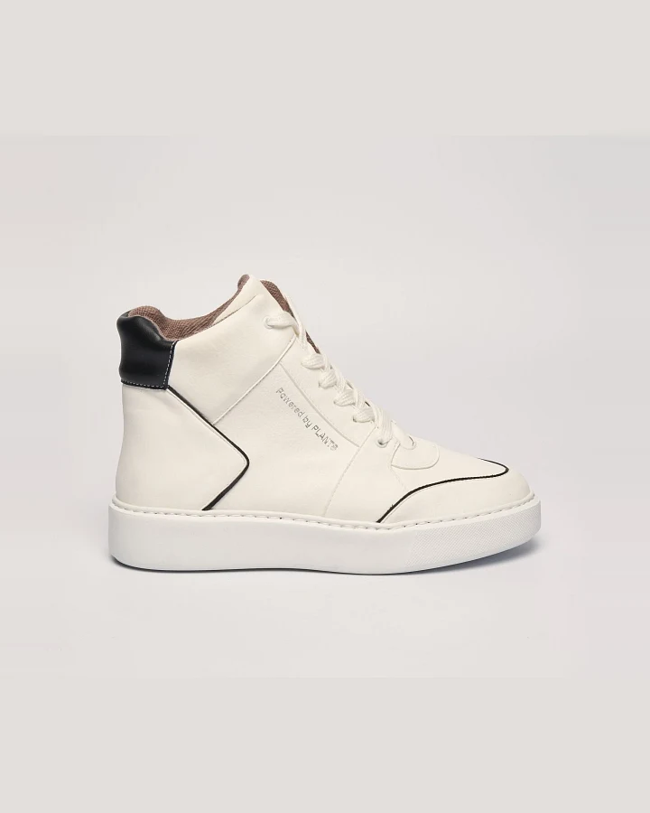 AGAZI Damen vegan Sneaker Emi Schwarz&Weiß