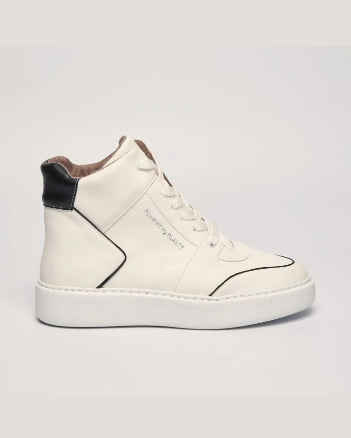 AGAZI Damen vegan Sneaker Emi Schwarz&Weiß