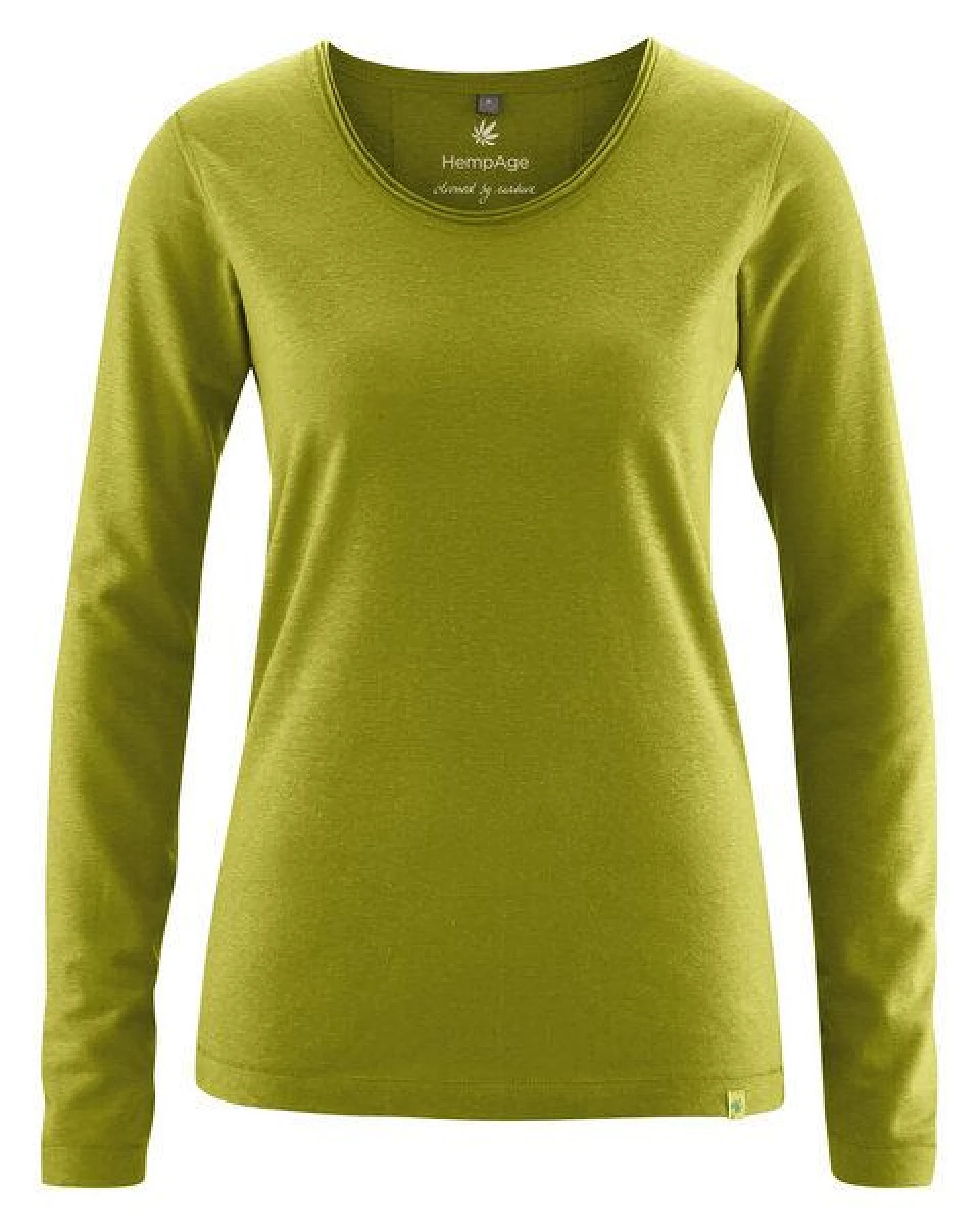 HempAge Damen Langarm-Shirt Lene Hanf/Bio-Baumwolle – Ansicht 2