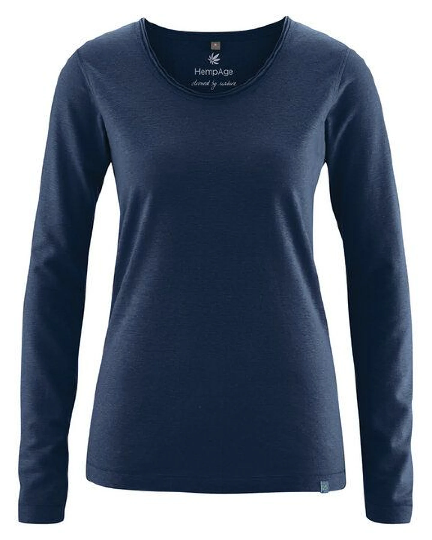 HempAge Damen Langarm-Shirt Lene Hanf/Bio-Baumwolle – Ansicht 2