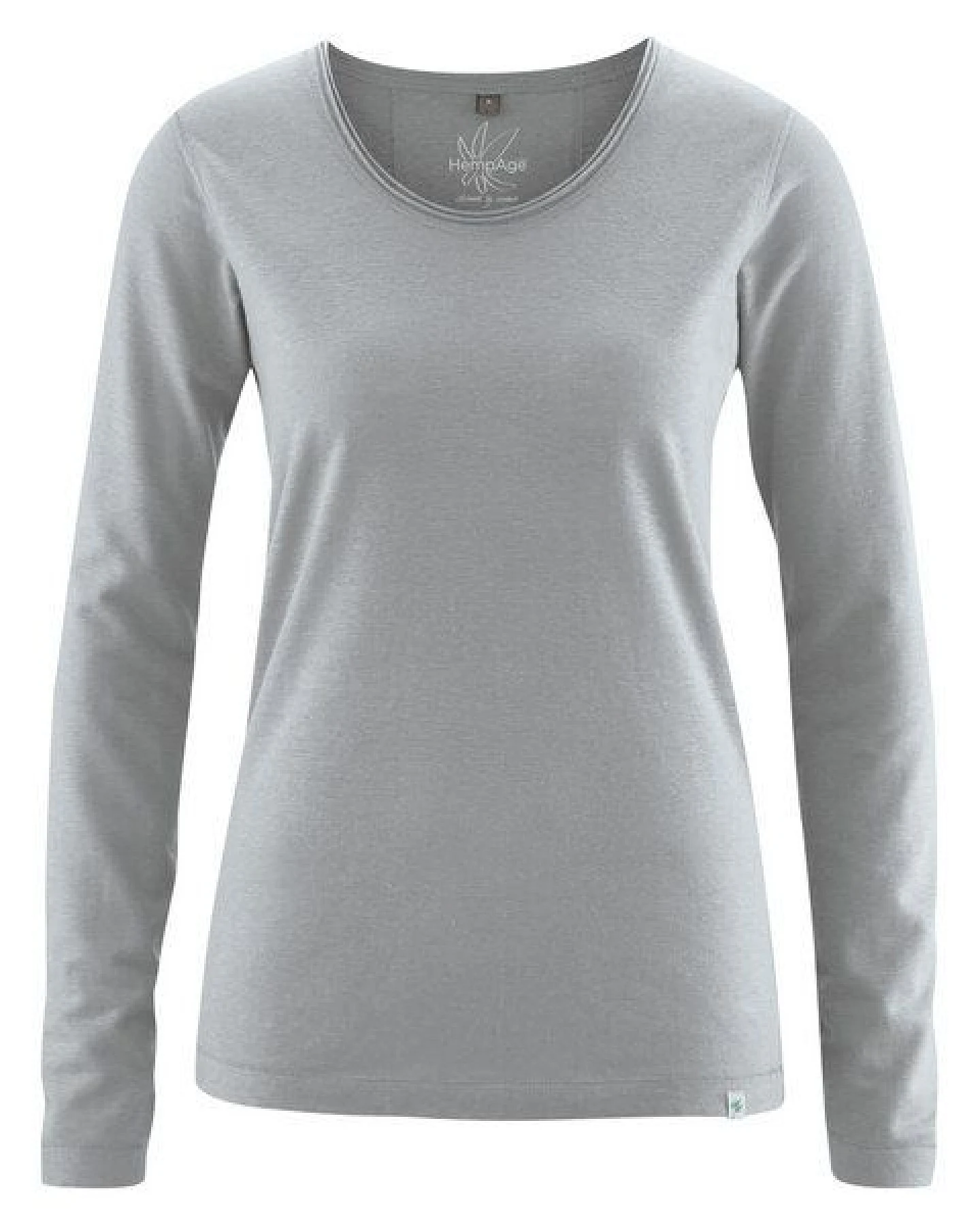 HempAge Damen Langarm-Shirt Lene Hanf/Bio-Baumwolle – Ansicht 2