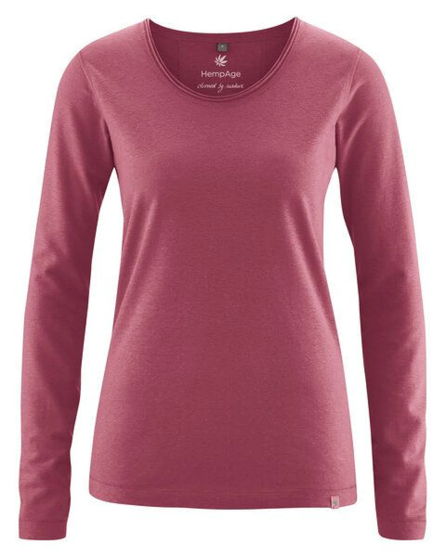 HempAge Damen Langarm-Shirt Lene Hanf/Bio-Baumwolle – Ansicht 2