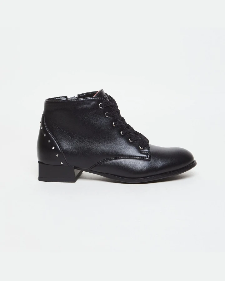 AGAZI Damen vegan Stiefel Alex Schwarz