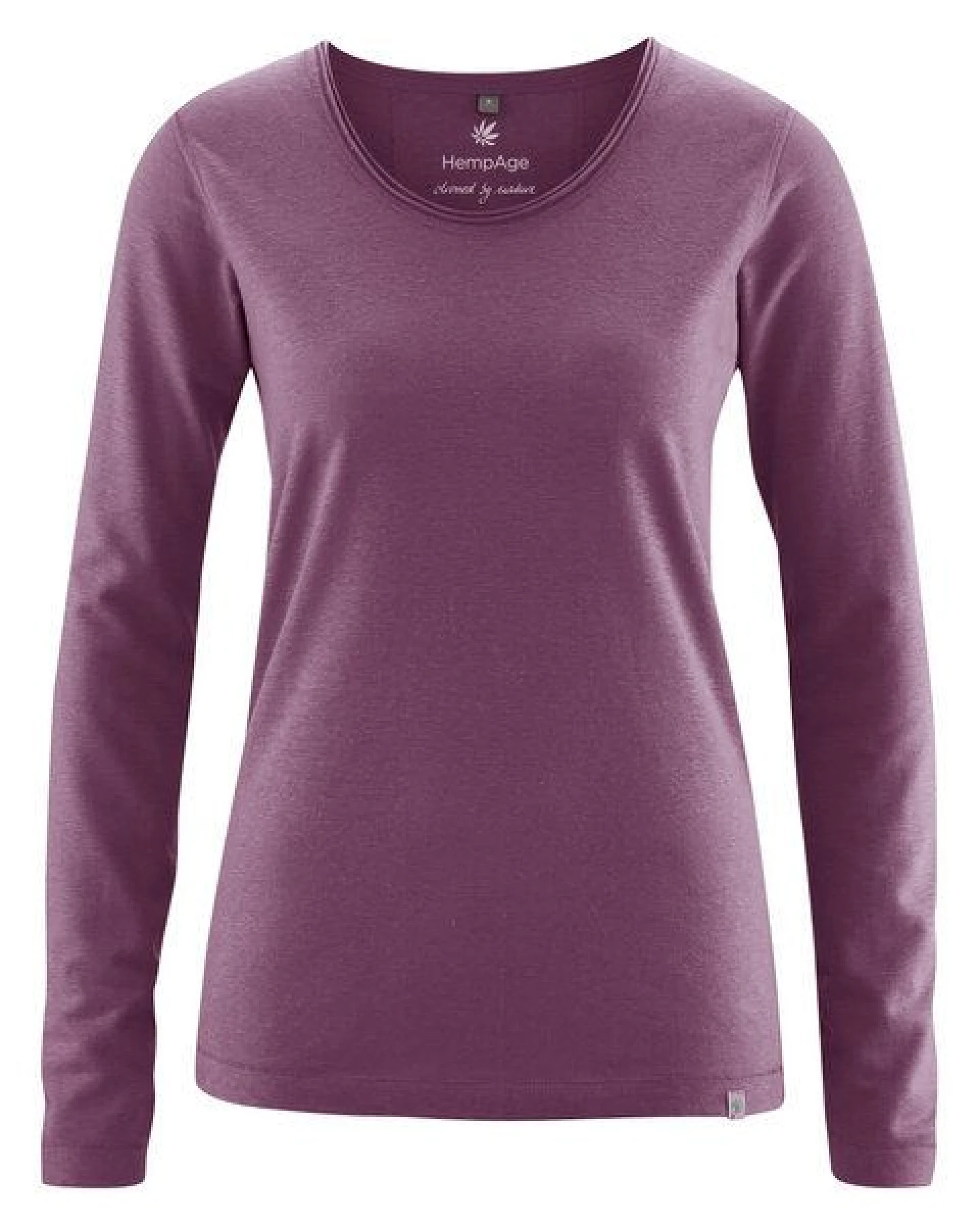 HempAge Damen Langarm-Shirt Lene Hanf/Bio-Baumwolle – Ansicht 2