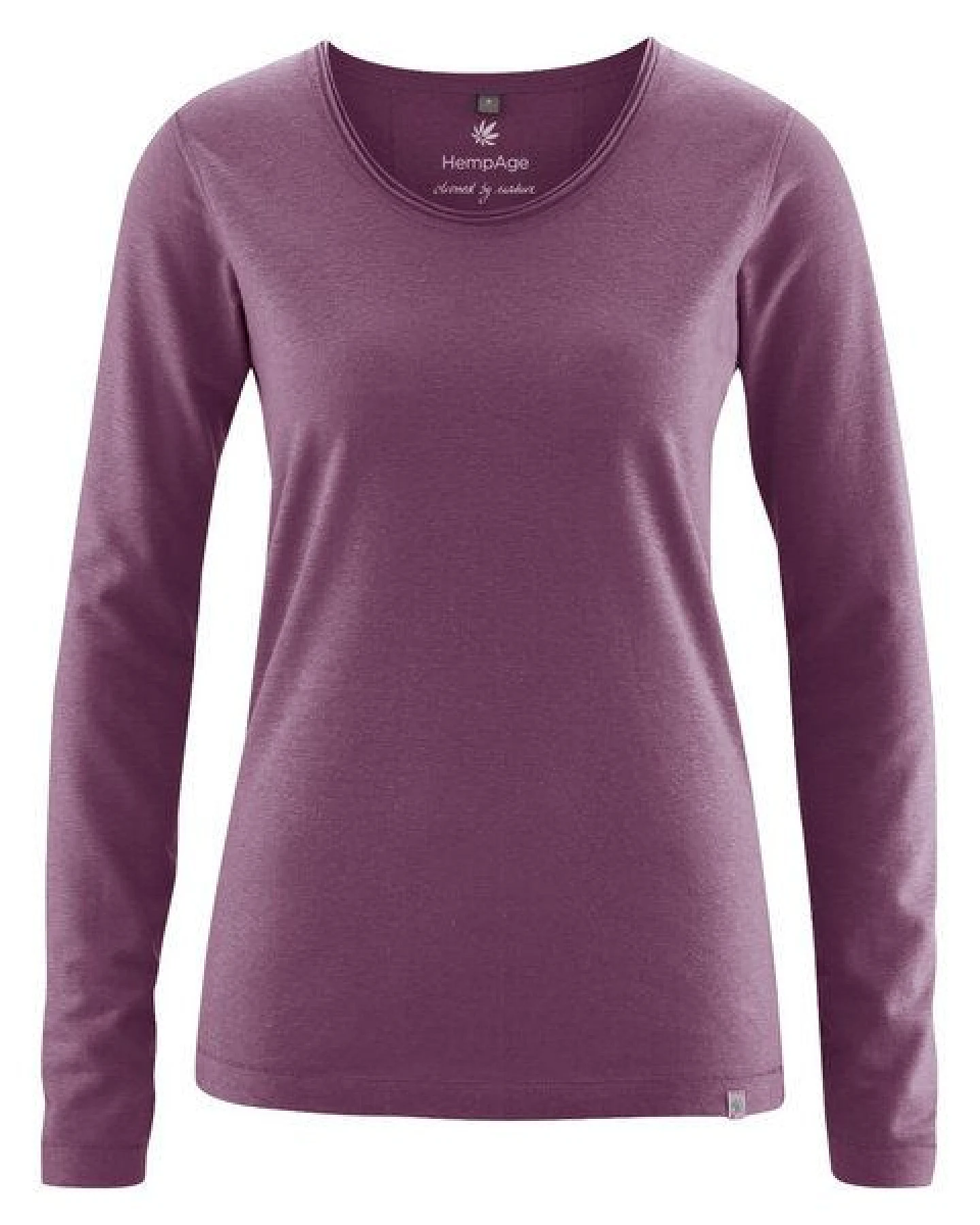 HempAge Damen Langarm-Shirt Lene Hanf/Bio-Baumwolle – Ansicht 2