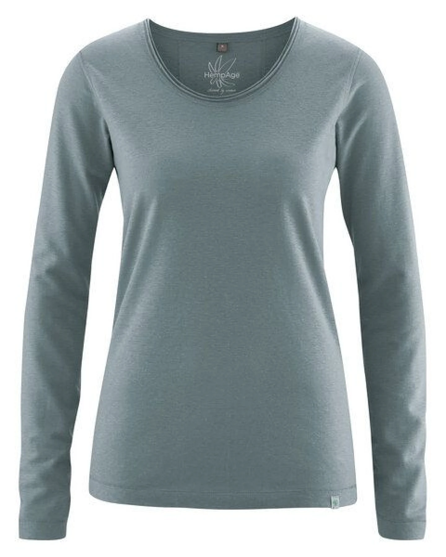 HempAge Damen Langarm-Shirt Lene Hanf/Bio-Baumwolle – Ansicht 2
