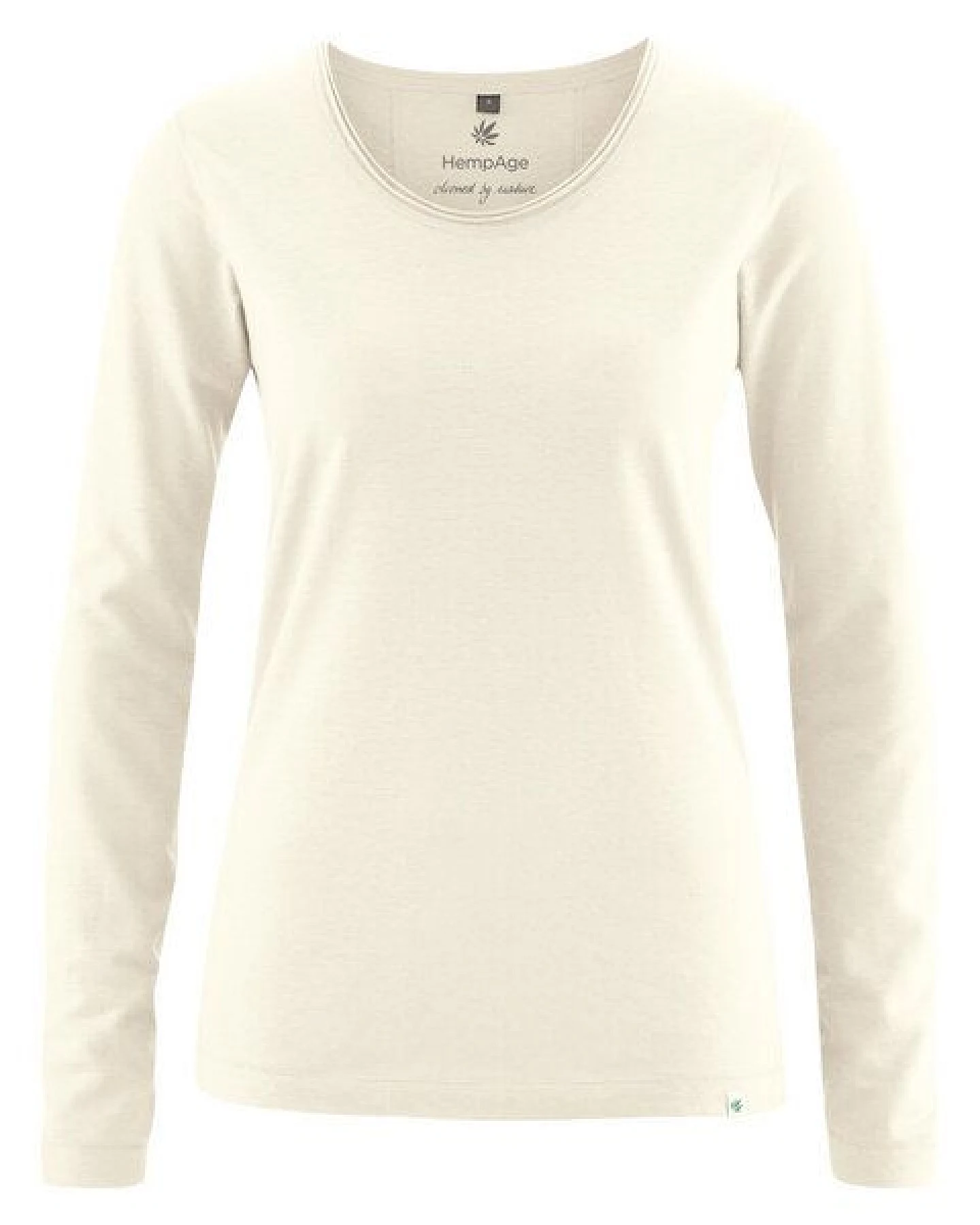 HempAge Damen Langarm-Shirt Lene Hanf/Bio-Baumwolle – Ansicht 2