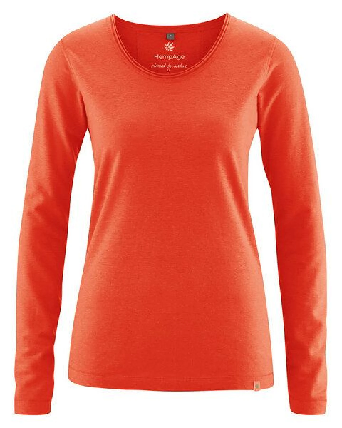 HempAge Damen Langarm-Shirt Lene Hanf/Bio-Baumwolle – Ansicht 2