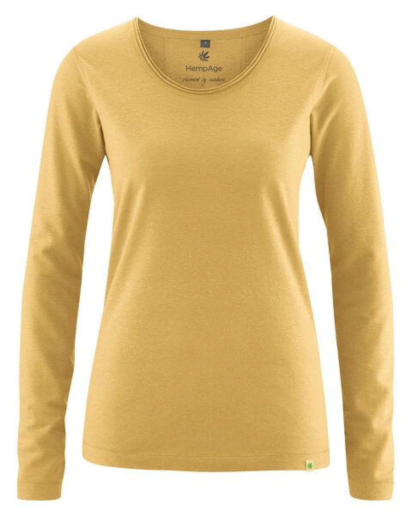 HempAge Damen Langarm-Shirt Lene Hanf/Bio-Baumwolle – Ansicht 2