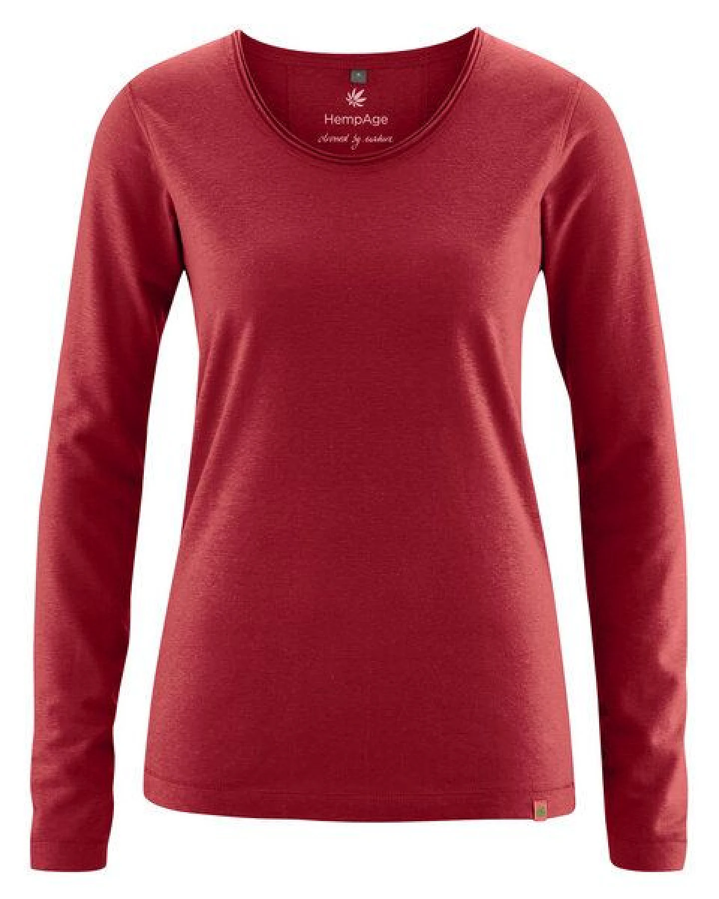 HempAge Damen Langarm-Shirt Lene Hanf/Bio-Baumwolle – Ansicht 2