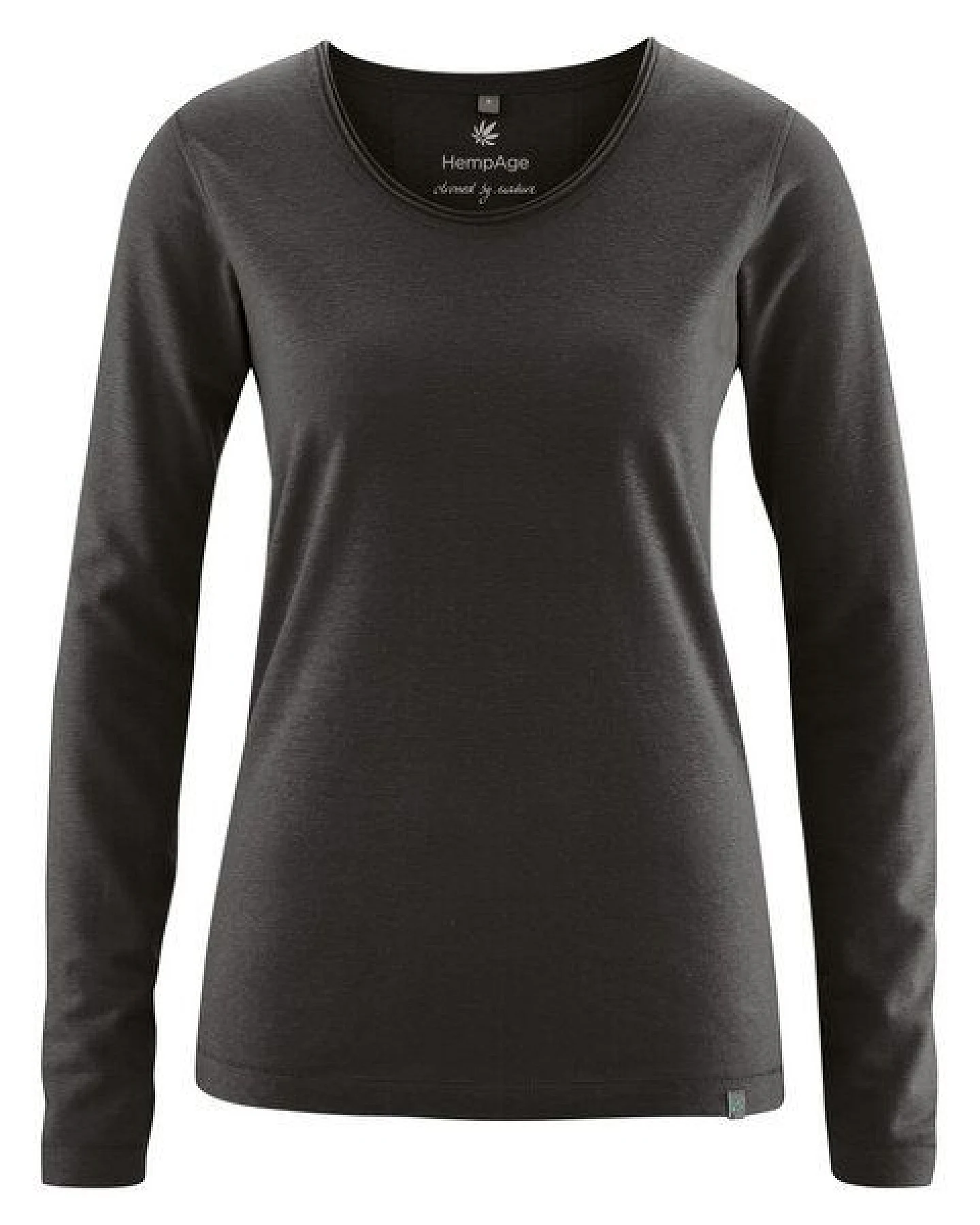 HempAge Damen Langarm-Shirt Lene Hanf/Bio-Baumwolle – Ansicht 2
