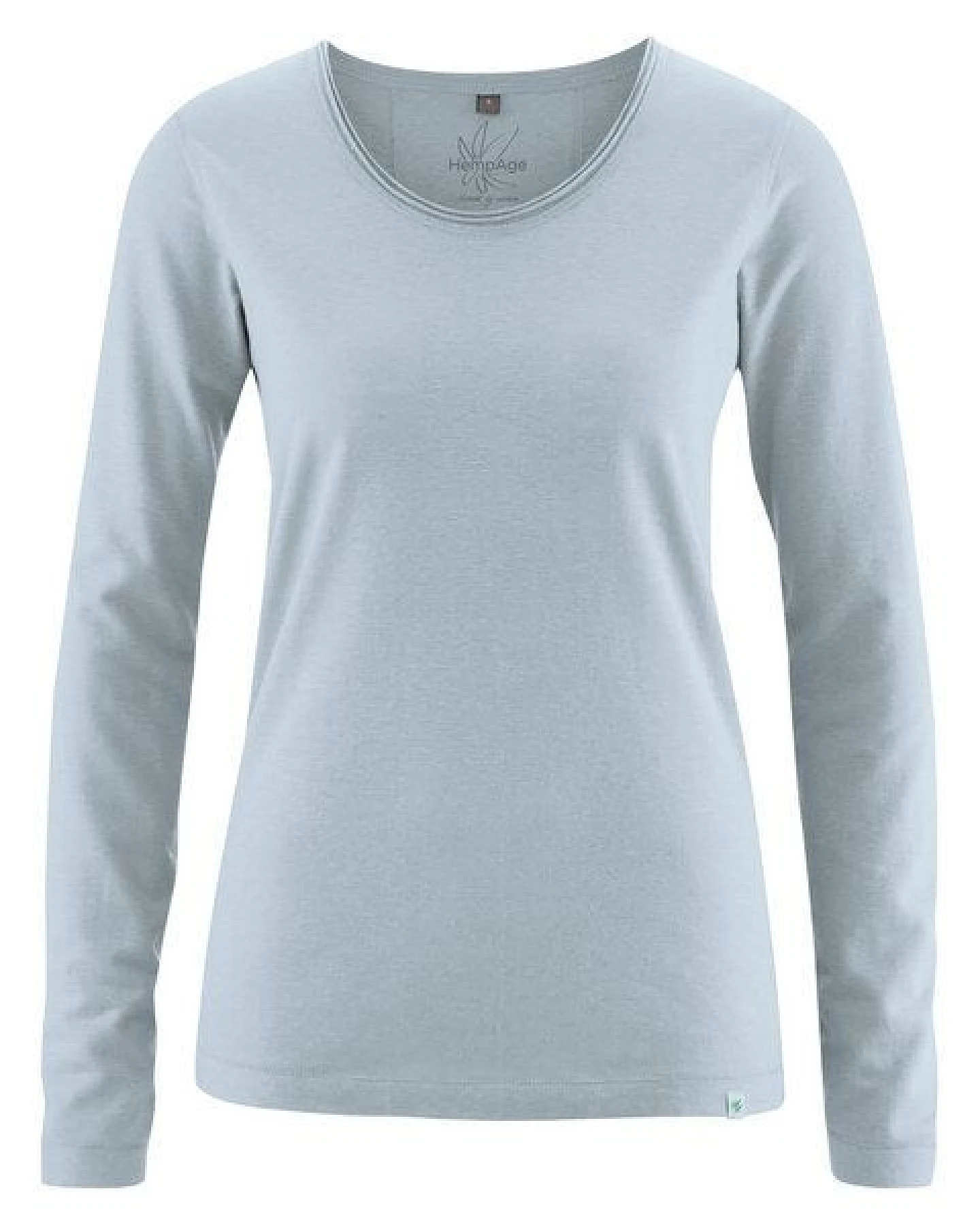 HempAge Damen Langarm-Shirt Lene Hanf/Bio-Baumwolle – Ansicht 2