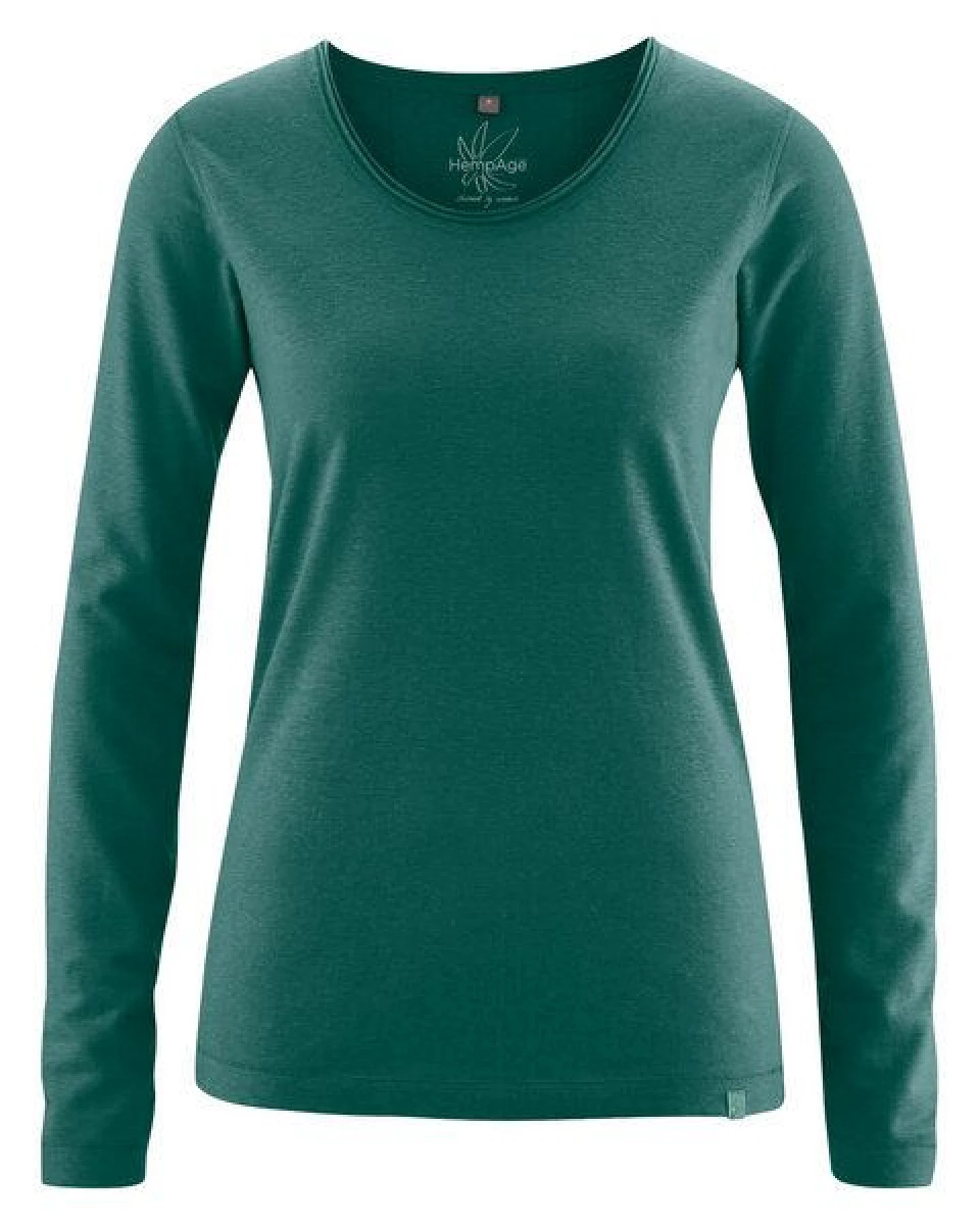 HempAge Damen Langarm-Shirt Lene Hanf/Bio-Baumwolle – Ansicht 2