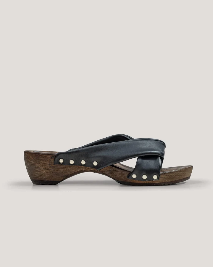 AGAZI Damen vegan Sandalen Take Me To Tokyo! Veganes Öko-Leder Schwarz