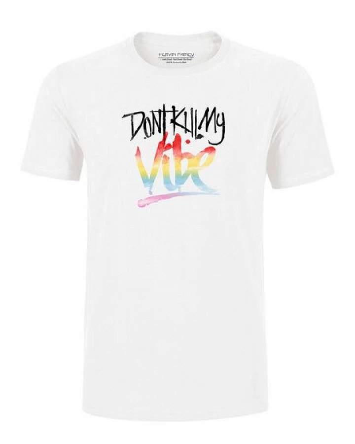 Human Family Herren T-Shirt Rolls "Don`t kill my Vibe" aus 100% Bio-Baumwolle