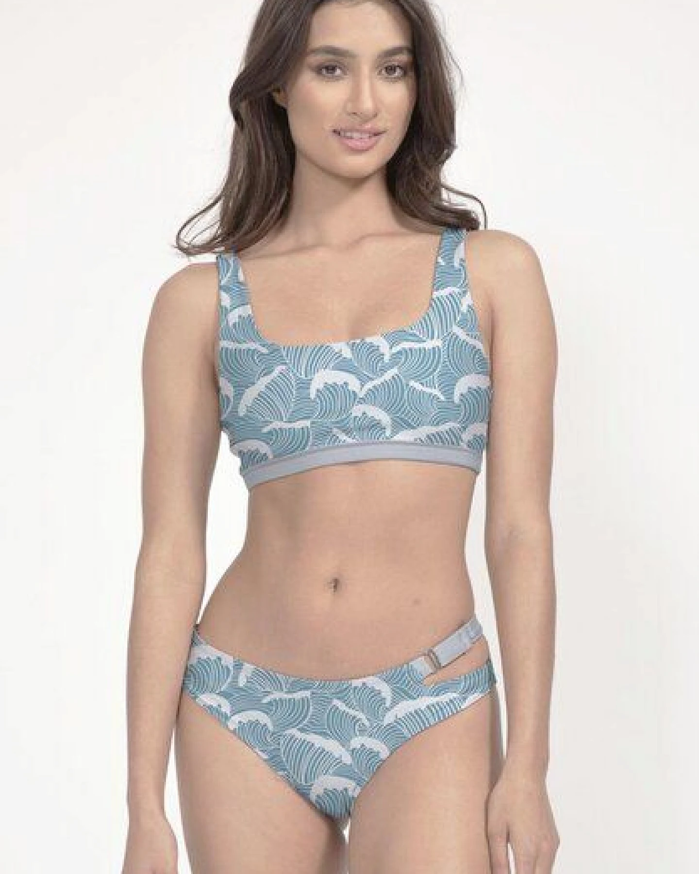 boochen Bikini Top Caparica - wendbares Surf Bikini-Oberteil - Prints – Ansicht 4