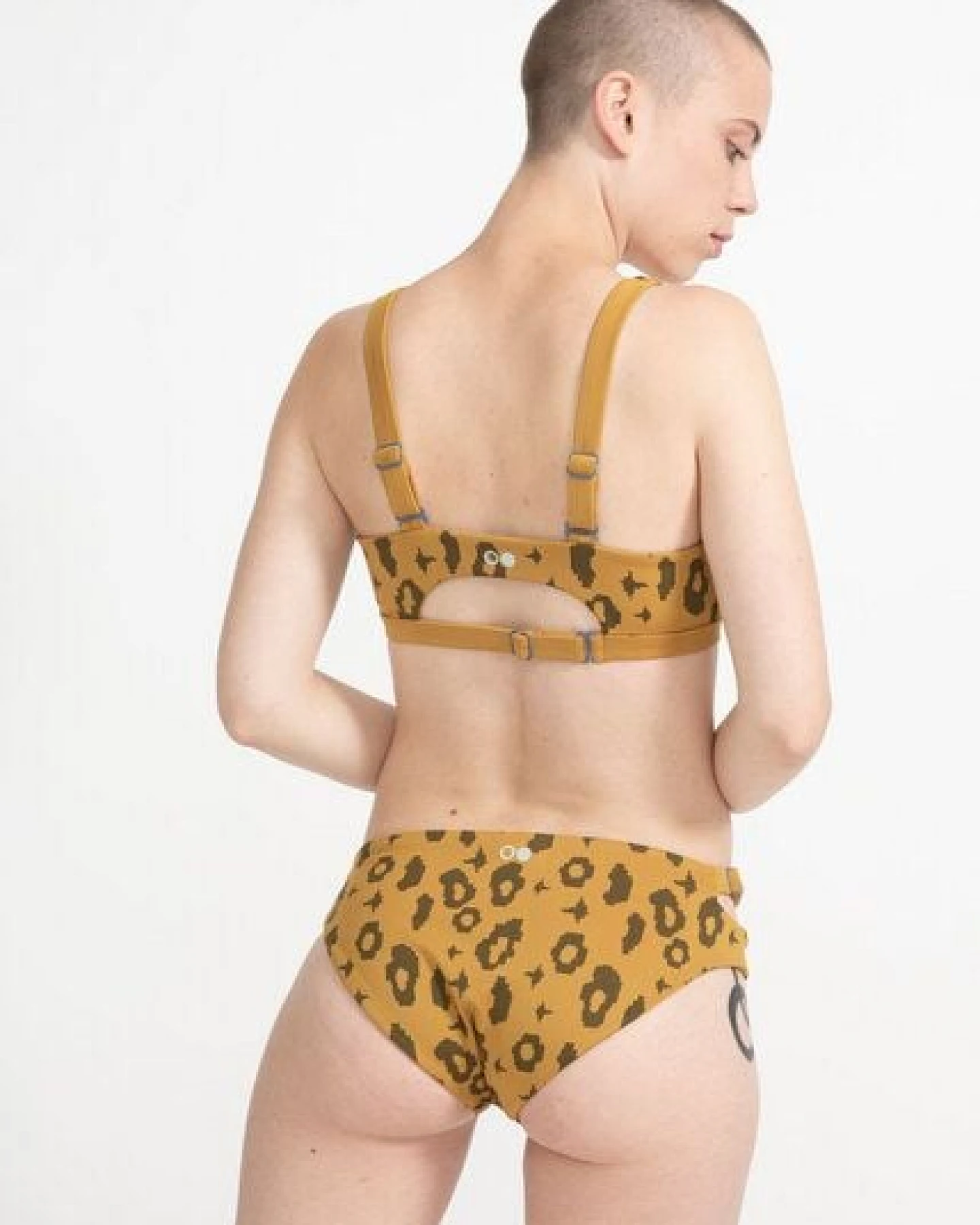boochen Bikini Top Caparica - wendbares Surf Bikini-Oberteil - Prints – Ansicht 3