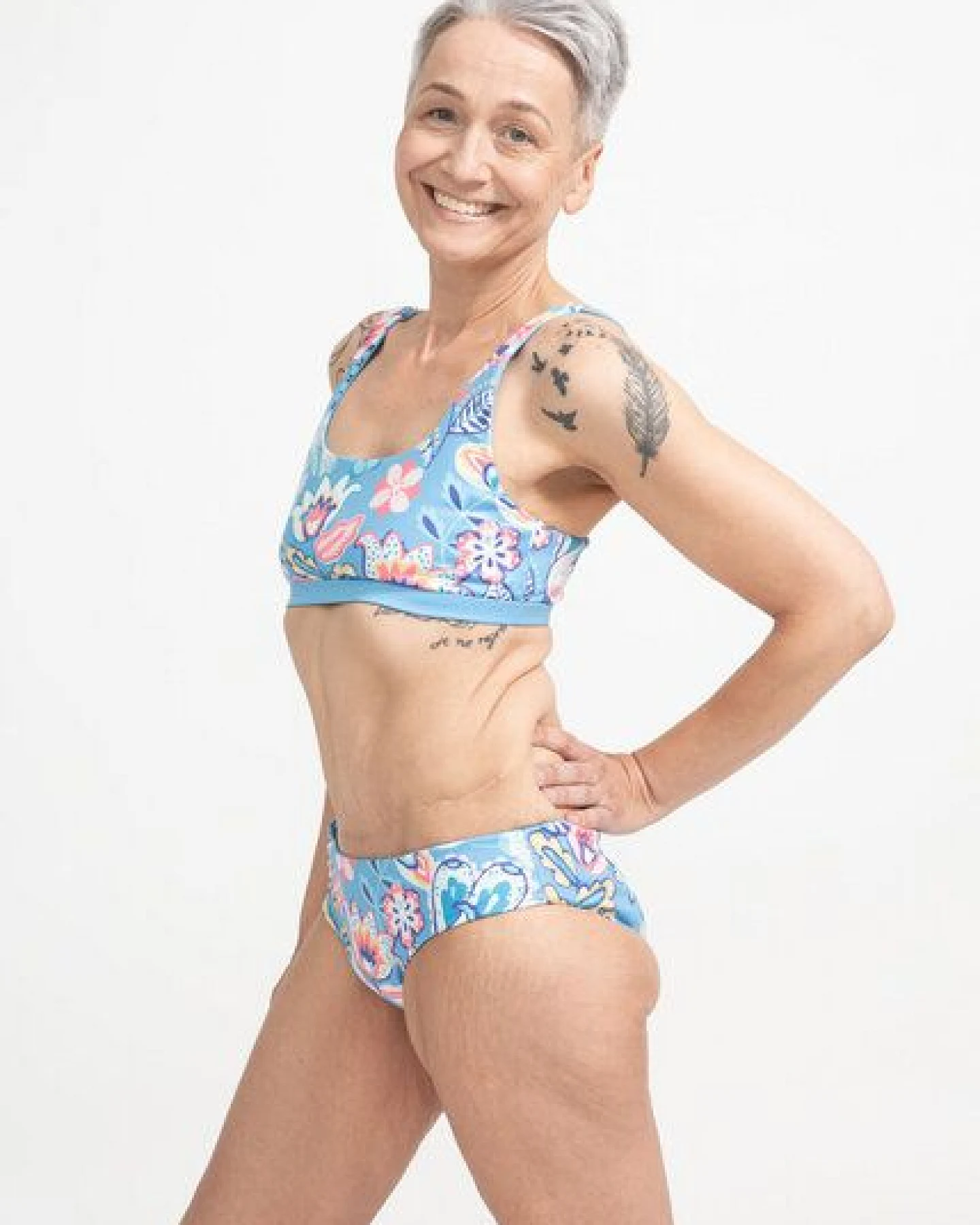 boochen Bikini Top Caparica - wendbares Surf Bikini-Oberteil - Prints – Ansicht 2
